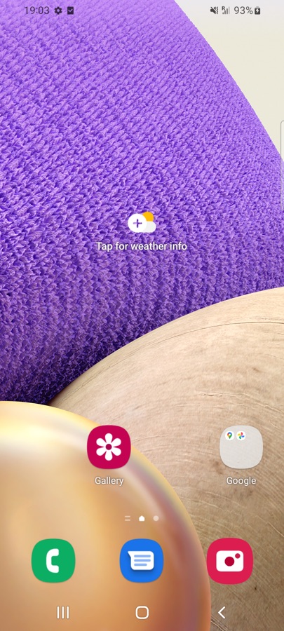 A phone with a typical filter
